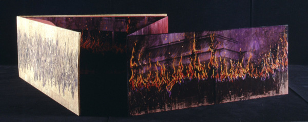 Fire Book, Sea Islands, Cover with panels open