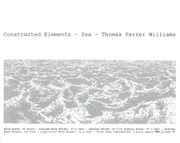 Constructed Elements - Sea Title page