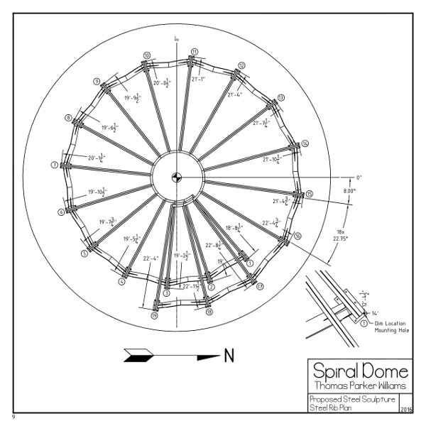 Spiral Dome: Sculptures in Paper and Steel