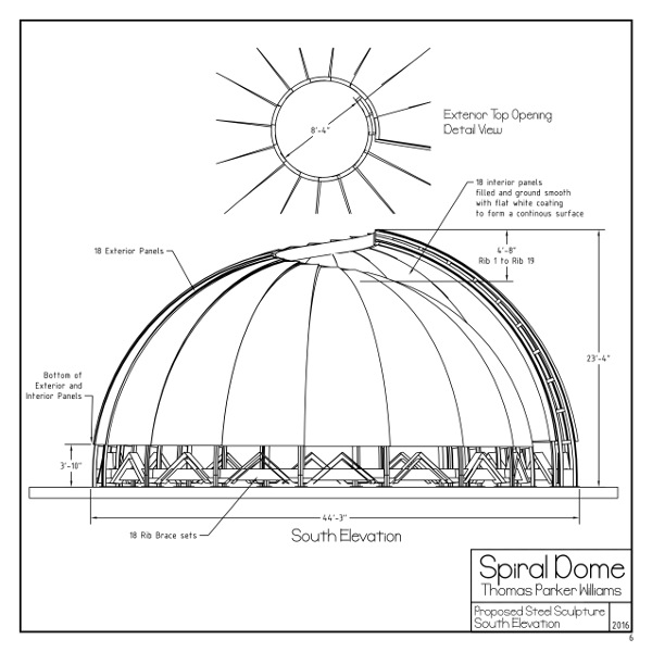 Spiral Dome: Sculptures in Paper and Steel