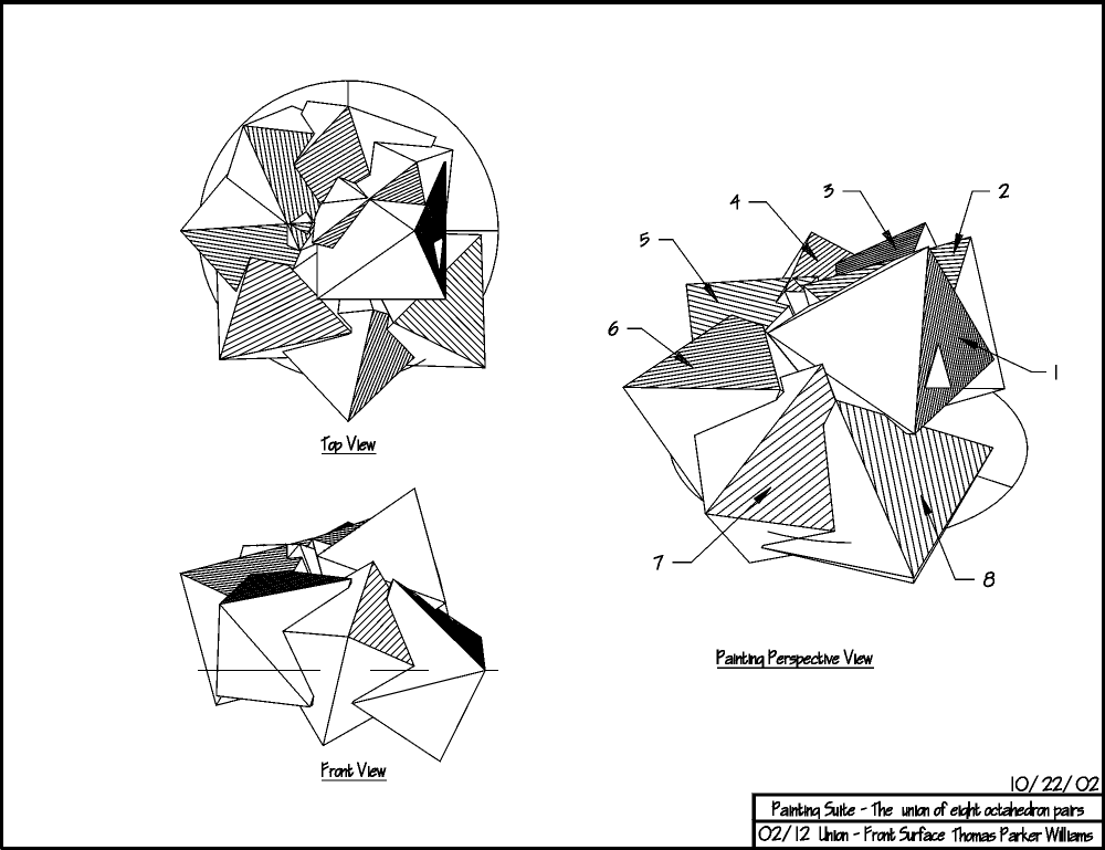 The Union of 8 Octahedron Pairs