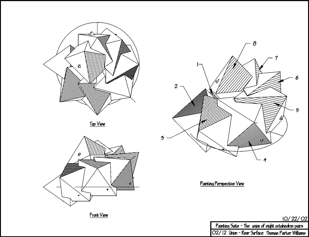 The Union of 8 Octahedron Pairs